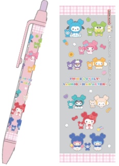 TWICE×サンリオ ボールペン TL×SC チェック [サンスター文具][雑貨]