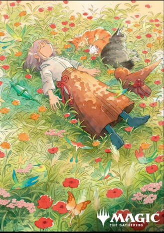 マジック:ザ・ギャザリングプレイヤーズカードスリーブ  MTGS-356『Adventures of the Little Witch』《静寂》 [エンスカイ][カードサプライ]