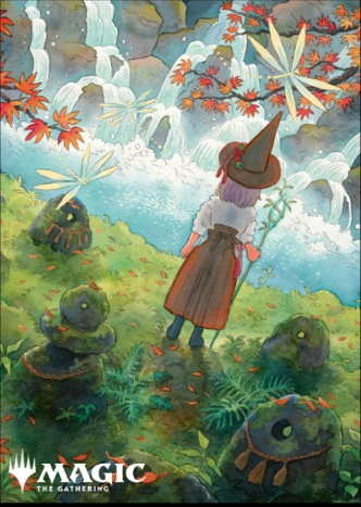 マジック:ザ・ギャザリングプレイヤーズカードスリーブ  MTGS-355『Adventures of the Little Witch』《未知な領域》 [エンスカイ][カードサプライ]