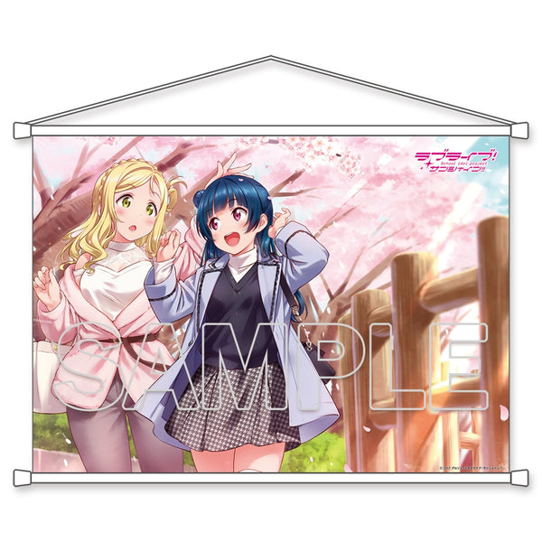 『ラブライブ!サンシャイン!!』B2タペストリー Aqours 善子&鞠莉[KADOKAWA][GOODS][新作]
