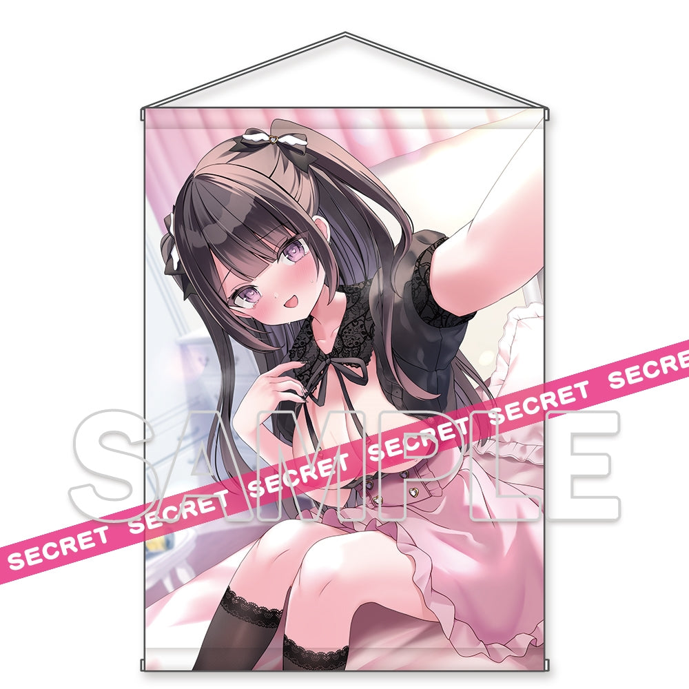 ゆいみす描き下ろし 流出厳禁な自撮りH地雷ちゃんX-RATEDタペストリー[KADOKAWA (電撃)][GOODS]