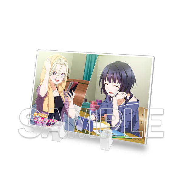 『ラブライブ!虹ヶ咲学園スクールアイドル同好会』ミニアクリルプレート 果林&ミア[KADOKAWA (電撃)][GOODS]