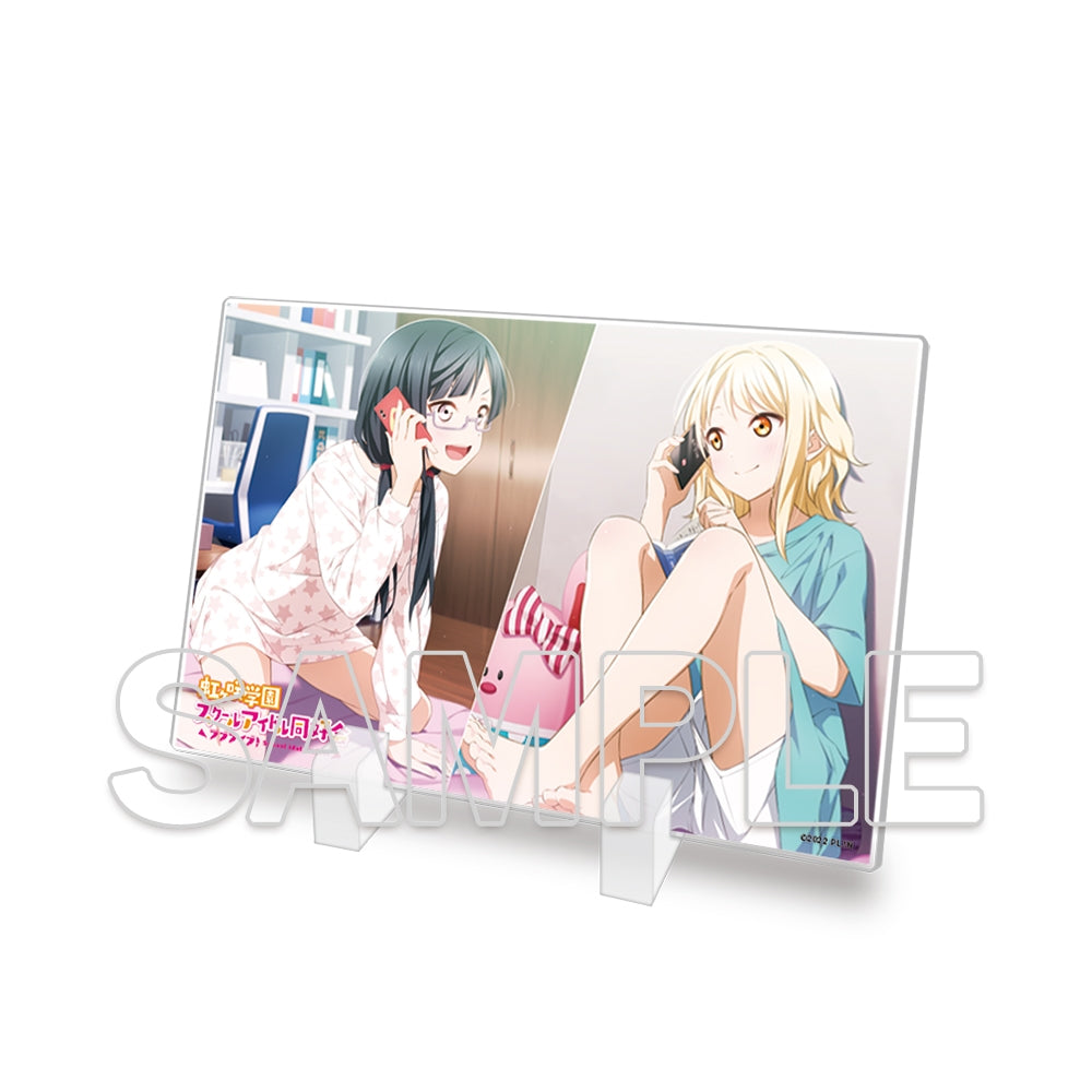 『ラブライブ!虹ヶ咲学園スクールアイドル同好会』ミニアクリルプレート 愛&せつ菜 [KADOKAWA (電撃)][GOODS]