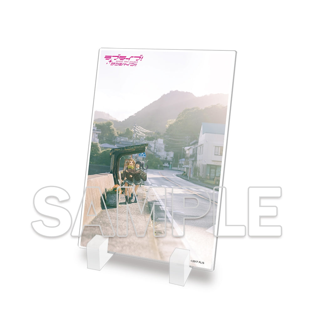 『ラブライブ!サンシャイン!!』ミニアクリルプレート Aqours 千歌&果南 [KADOKAWA (電撃)][GOODS]