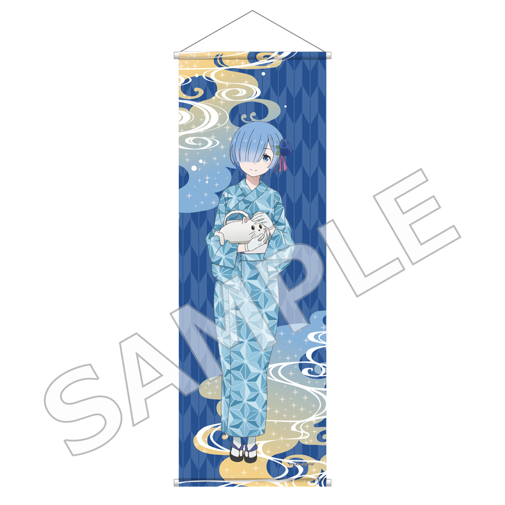 「Re:ゼロから始める異世界生活」B2ハーフタペストリー 七夕まつりver. レム [KADOKAWA][GOODS]