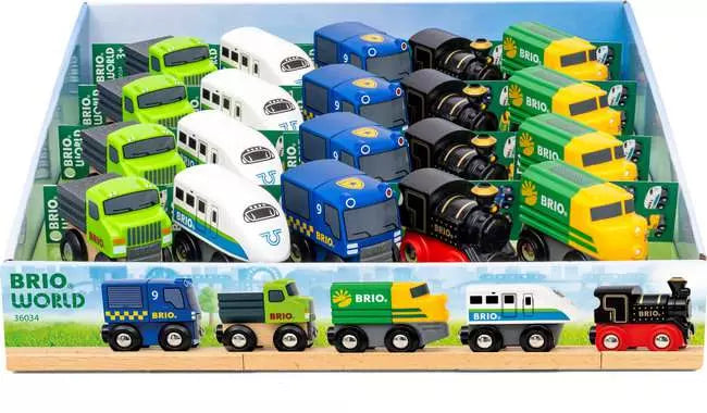 ミニトレイン&車両 1箱20個入り [BRIO][玩具]