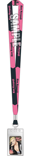 Tokyo Revengers Card Case with Neck Strap "Ken Ryuguji" Damage Ver. [Broccoli]
