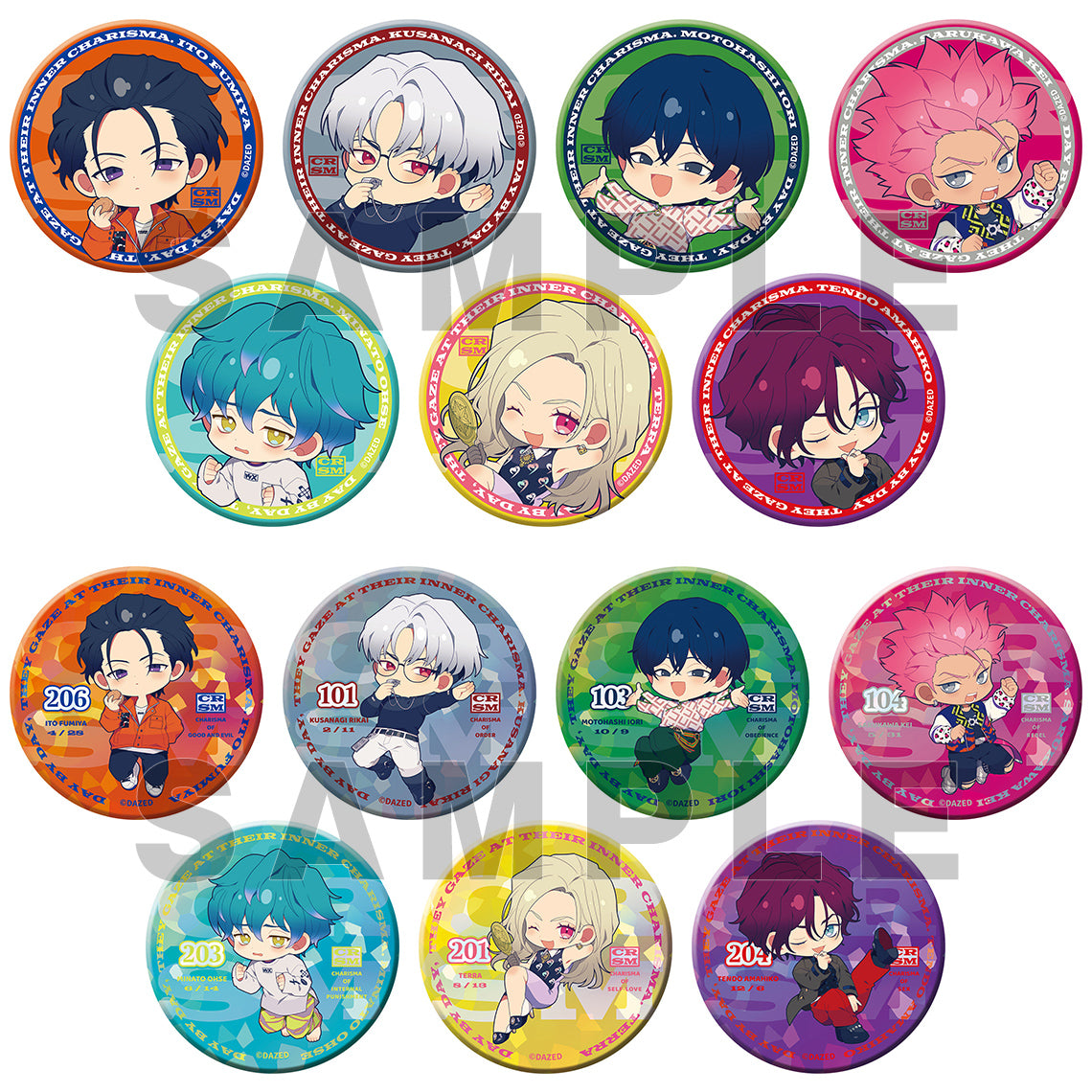 カリスマ トレーディング缶バッジ 1箱8個入り [ブロッコリー][GOODS]