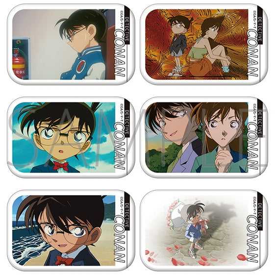 Detective Conan Memorial Square Can Badge Collection / Vol. 2 ~ED~ (Box of 6) [Movic][Trading]