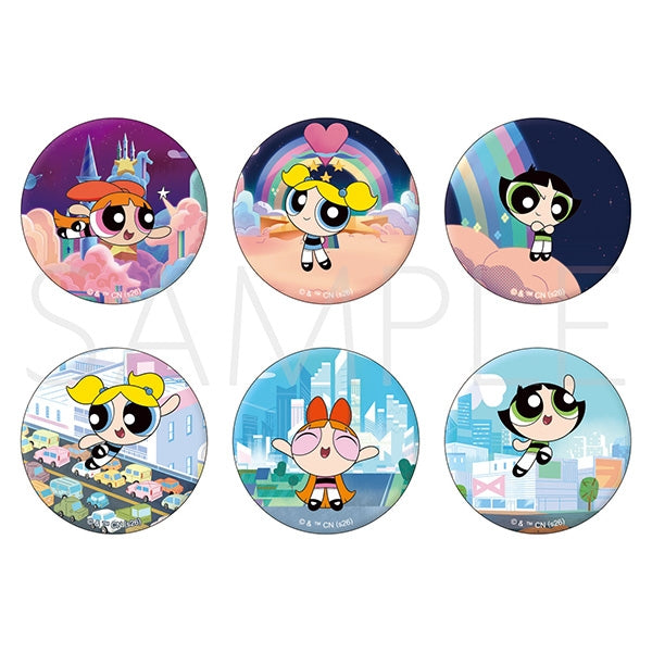 Powerpuff Girls Matte Can Badge Collection (6 Types) 1 Box of 6 Pieces [Movic][Trading]