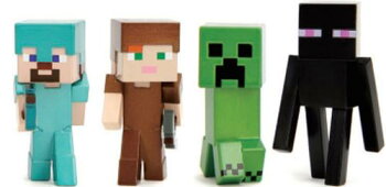 マインクラフト メタルフィグ W3 個別ブリスターパッケージ仕様 1箱12個入り [JADA  TOYS][フィギュア]