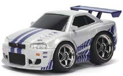 ワイルド・スピード 1/43 スケール デフォルメ ダイキャストミニカー  SMALL BLOCKS BRIAN'S SKYLINE GT-R (BNR34) [JADA  TOYS][フィギュア]
