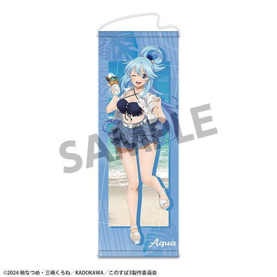 この素晴らしい世界に祝福を! 描き下ろしスリムタペストリー アクア バカンス ver. [ホビーストック][GOODS]