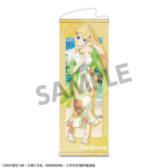 KonoSuba: God's Blessing on This Wonderful World! Newly Illustrated Slim Tapestry - Darkness: Vacation ver. [Hobby Stock][GOODS]