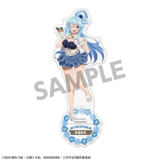KonoSuba: God's Blessing on This Wonderful World! Newly Illustrated Acrylic Stand Aqua Vacation ver. [Hobby Stock][GOODS]