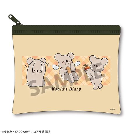 コアラ絵日記 ミニクリアフラットポーチ [ホビーストック][GOODS]