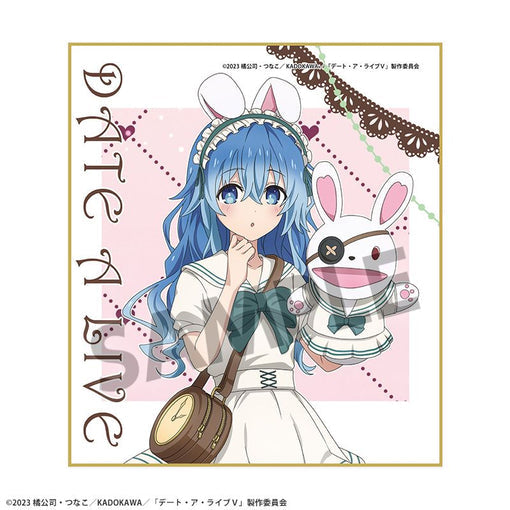 デート・ア・ライブV 描き下ろしミニ色紙 四糸乃  不思議の国のアリス ver. [ホビーストック][GOODS]