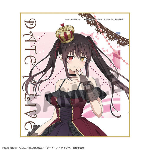 Date A Live V Newly Illustrated Mini Shikishi Kurumi Tokisaki Wonderland Alice ver. [Hobby Stock][GOODS]