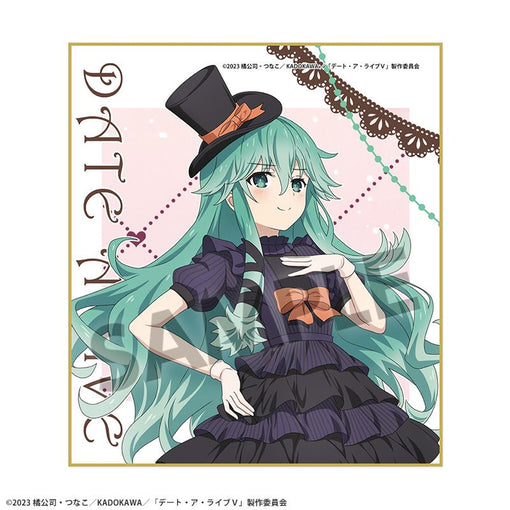 Date A Live V Mini Shikishi Illustration Natsumi Alice in Wonderland ver. [Hobby Stock][GOODS]