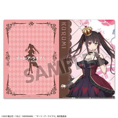 Date A Live V - Kurumi Tokisaki Alice in Wonderland Ver. Newly Illustrated Clear File [Hobby Stock][GOODS]