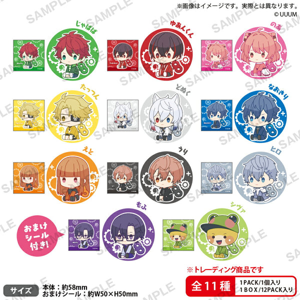 カラフルピーチ ぺたっとねじまき 刺繍缶バッジBOXver. 1箱12個入り [ブシロードクリエイティブ][トレーディング]