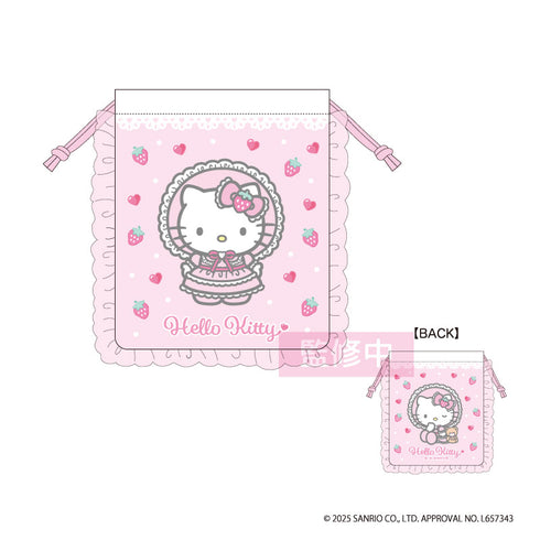 ハローキティ ラブリーフリル巾着 ロリータ (ピンク) [ティー・シー・ピー][GOODS]