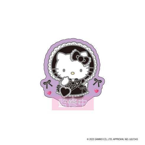 ハローキティ ダイカットステッカー ロリータ (ブラック) [ティー・シー・ピー][GOODS]