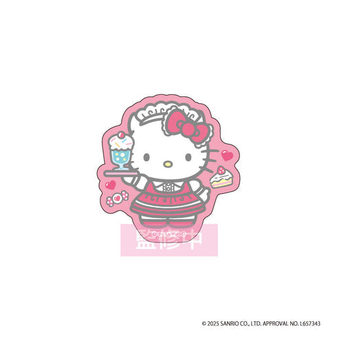 ハローキティ ダイカットステッカー メイド [ティー・シー・ピー][GOODS]