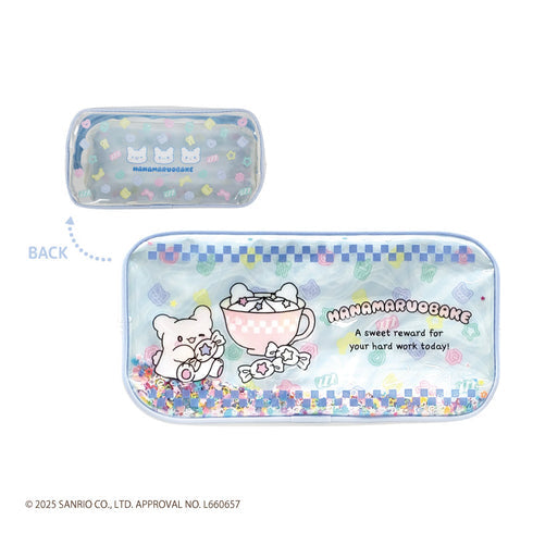 はなまるおばけ シャカシャカペンポーチ ブルー [ティー・シー・ピー][GOODS]
