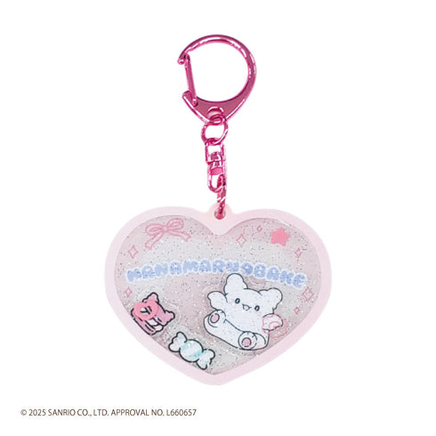 Hanamaru Obake Shakashaka Acrylic Keychain Pink [TCP][GOODS]