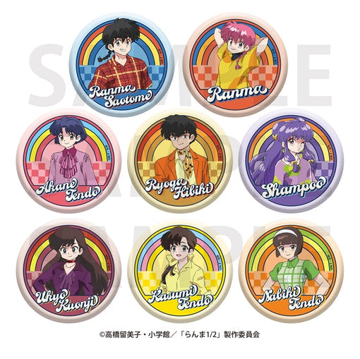 TVアニメ「らんま1/2」トレーディングメタリック缶バッジ「アメリカンレトロ」(全8種) 1箱8個入り [イーディス][トレーディング]