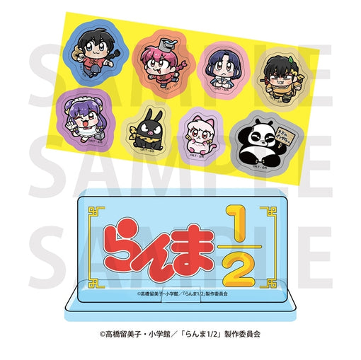 TVアニメ「らんま1/2」ロゴアクリルブロック&ステッカーセット [イーディス][GOODS]