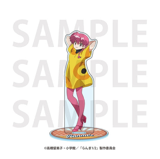 Ranma 1/2 TV Anime Big Acrylic Stand "American Retro" Ranma [Edith][GOODS]