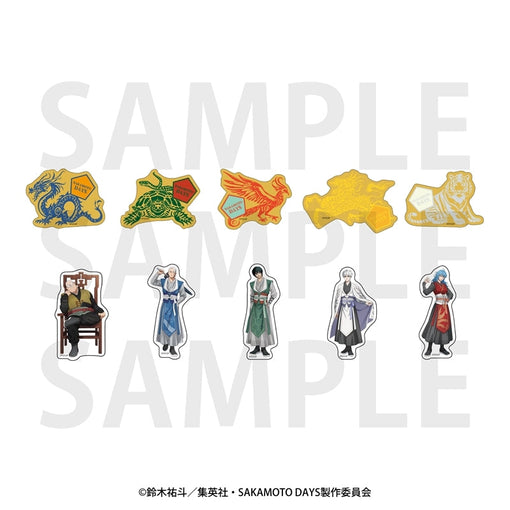 TV Anime "SAKAMOTO DAYS" Trading Sticker - Newly Illustrated Full Body "Five Gods" (10 types total) 10 pieces per box [Edith][Trading]