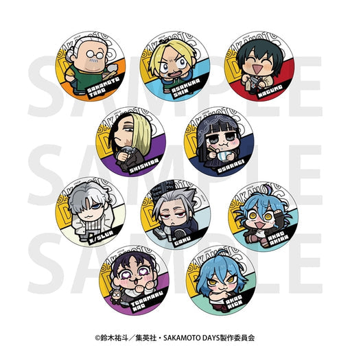 TV Anime "SAKAMOTO DAYS" x Bukubu Okawa Trading Can Badge (10 types total) 1 box (10 pieces) [Edith][Trading]