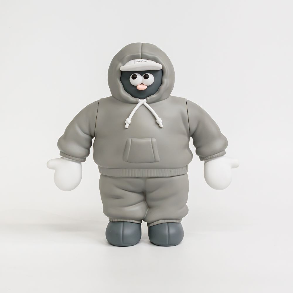 #2 Sofubi Tomodachi in a Sweatshirt! (Gray Cap) [Kenelephant][Figure]