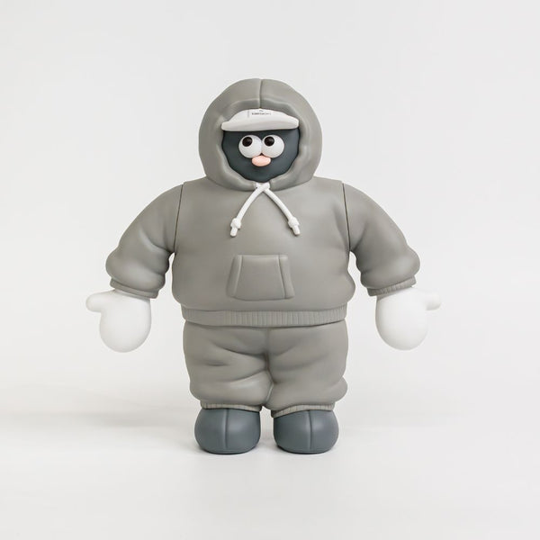 #2 スウェットを着たソフビのトモダチ!(グレー・キャップ) [ケンエレファント][フィギュア]