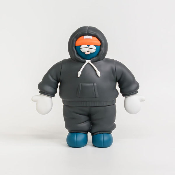 #3 スウェットを着たソフビのトモダチ!(ネイビー・ニットキャップ) [ケンエレファント][フィギュア]