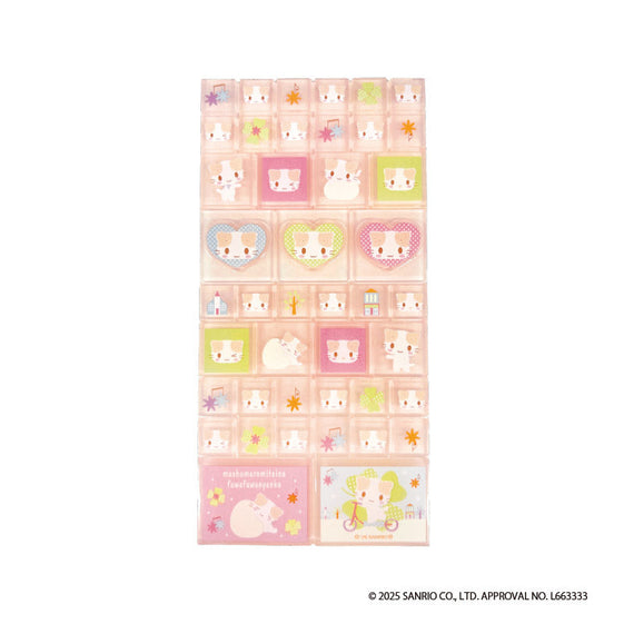 マシュマロみたいなふわふわにゃんこ タイルシール クローバー [ティー・シー・ピー][GOODS]