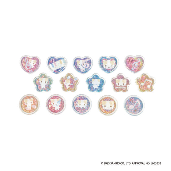 マシュマロみたいなふわふわにゃんこ クリスタルシール 音符 [ティー・シー・ピー][GOODS]