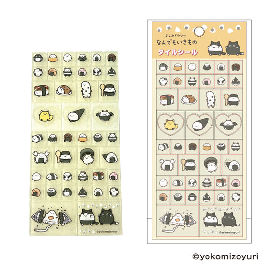 なんでもいきもの タイルシール (イエロー) [ティー・シー・ピー][GOODS]