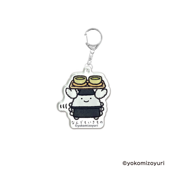 なんでもいきもの アクリルキーホルダー (店員かにぎり) [ティー・シー・ピー][GOODS]