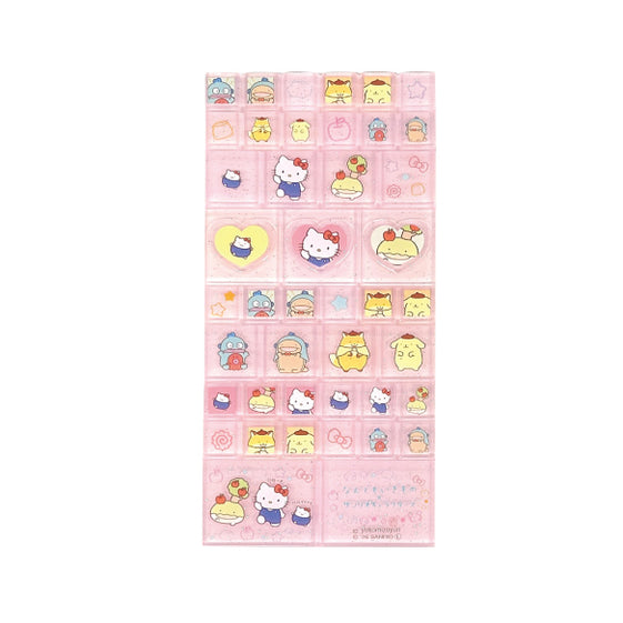 なんでもいきもの×サンリオ タイルシール (ピンク) [ティー・シー・ピー][GOODS]