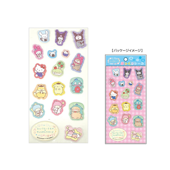 Nandemo Ikimono x Sanrio Pukkuri Stickers (A) [TCP][GOODS]