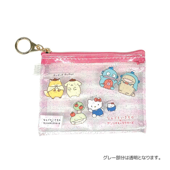 なんでもいきもの×サンリオ ミニクリアポーチ (ピンク) [ティー・シー・ピー][GOODS]