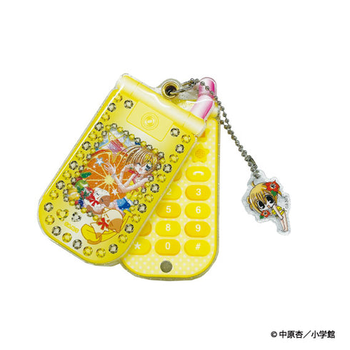 きらりん☆レボリューション スライドガラケーキーホルダー イエロー [ティー・シー・ピー][GOODS]