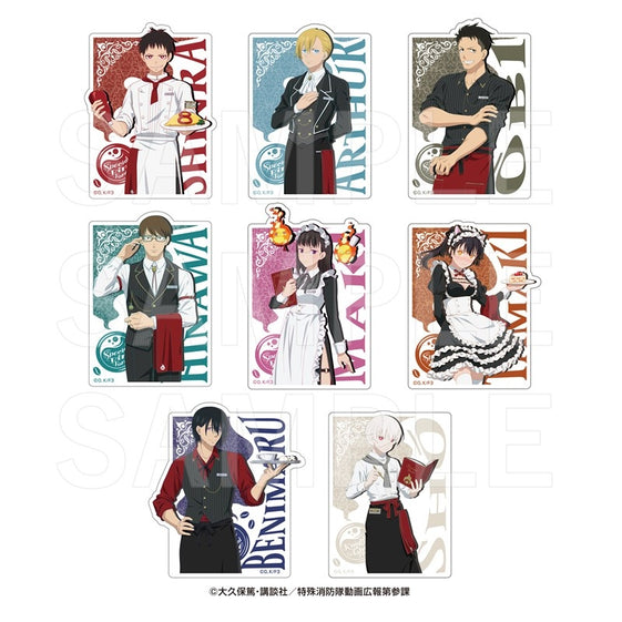 Fire Force Season 3 TV Anime E-DINER Die-Cut Sticker Set (Life-Size Ver.) [Edith][GOODS]