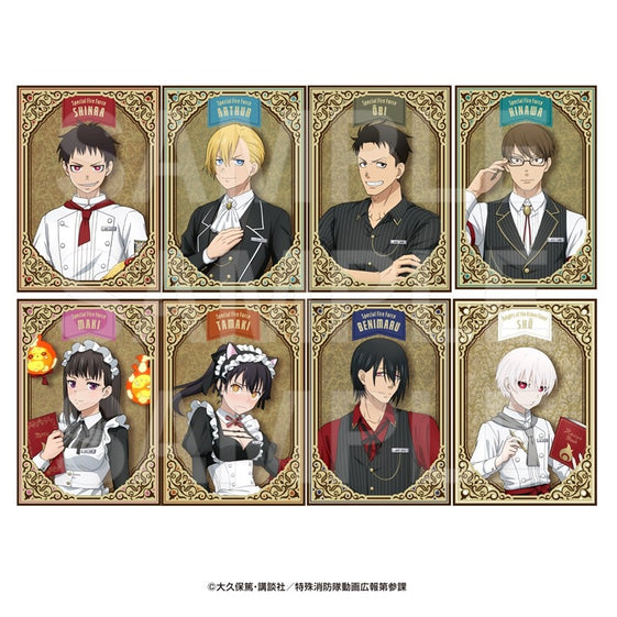 Fire Force Season 3 TV Anime E-DINER Trading Instant Photo-style Cards (8 Types) 1 Box of 8 [Edith][Trading]