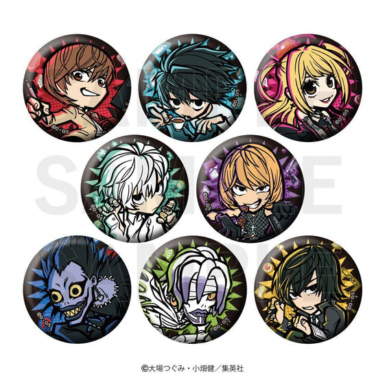 Death Note E-toon Trading Can Badge (8 types total) 1 box (8 pieces) [Edith] [Trading]