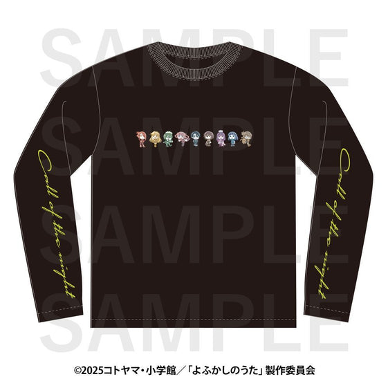 Yofukashi no Uta Season 2 TV Anime x Haruka Suzuki Long Sleeve T-Shirt [L Size] [Edith][GOODS]